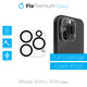 Protezione obiettivo fotocamera posteriore per iPhone 14 Pro, 14 Pro Max, FixPremium