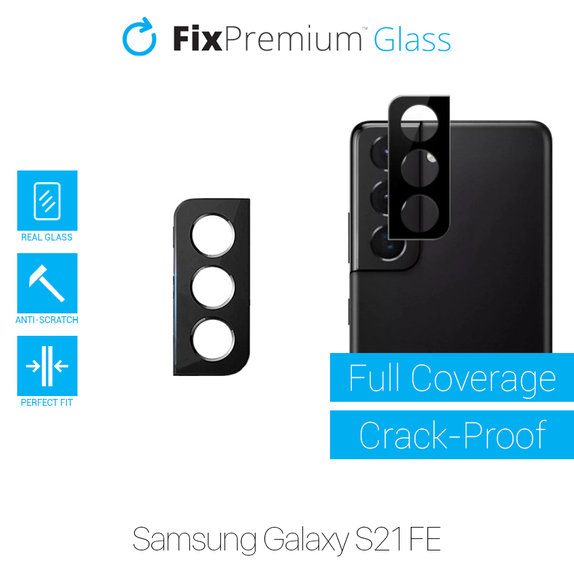 Protezione obiettivo fotocamera posteriore per Samsung S21 FE, FixPremium