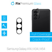Protezione obiettivo fotocamera posteriore per Samsung A14, A34, A54, FixPremium