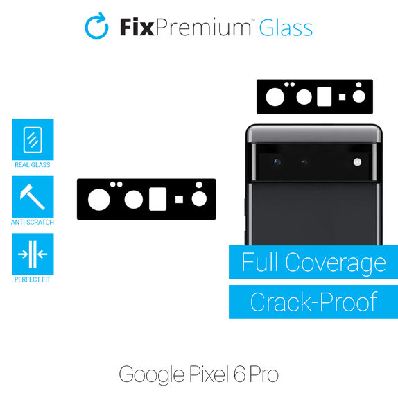 Protezione obiettivo fotocamera posteriore per Google Pixel 6 Pro, FixPremium