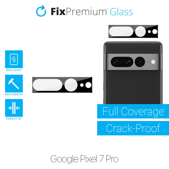 Protezione obiettivo fotocamera posteriore per Google Pixel 7 Pro, FixPremium