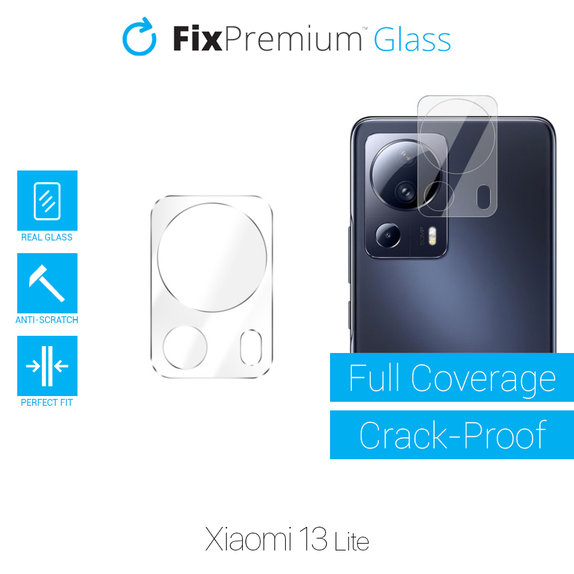 Protezione obiettivo fotocamera posteriore per Xiaomi 13 Lite, FixPremium