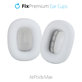 Cuscinetti auricolari in tessuto di ricambio per Apple AirPods Max, White