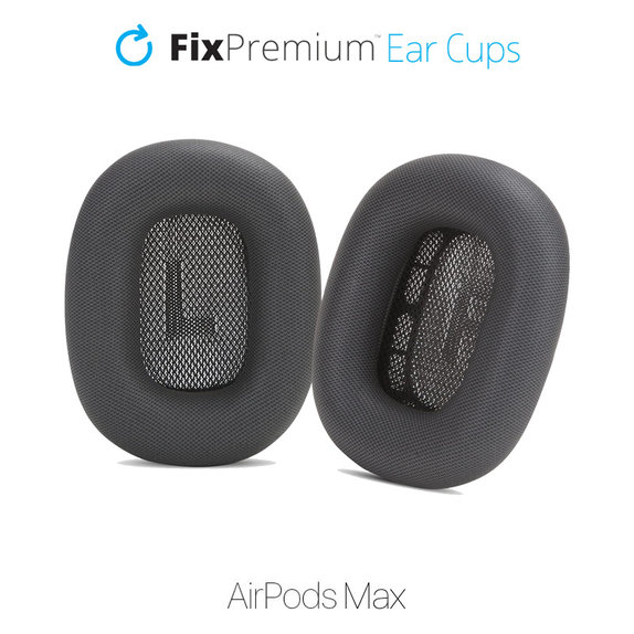 Cuscinetti auricolari in tessuto di ricambio per Apple AirPods Max, Space Gray