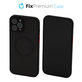 Custodia Matte con MagSafe per iPhone 12 Pro Max, nero, Black
