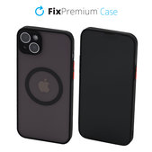 Custodia Matte con MagSafe per iPhone 13 mini, Black, FixPremium