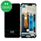 Schermo per Realme C55, Black, Vetro touch con cornice