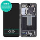 Schermo OLED per Samsung S23 S911B, Phantom Black, Vetro touch con cornice