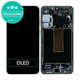 Schermo OLED per Samsung S23 Plus S916B, Phantom Black, Vetro touch con cornice