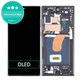 Schermo OLED per Samsung S23 Ultra S918B, Phantom Black, Vetro touch con cornice