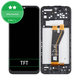 Schermo per Samsung A14 5G A146B, Black, Vetro touch con cornice