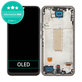 Schermo OLED per Samsung A34 5G A346B, Black, Vetro touch con cornice