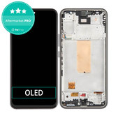 Schermo OLED per Samsung A54 5G A546B, Black, Vetro touch con cornice