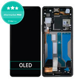 Schermo OLED per Sony Xperia 10 V, Black, Vetro touch con cornice