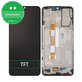 Schermo per Vivo Y76 5G, Midnight Space, Vetro touch con cornice
