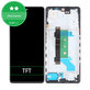 Schermo per Xiaomi Redmi Note 12 Pro+ 5G, Midnight Black, Vetro touch con cornice