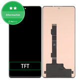 Schermo LCD per Xiaomi Redmi Note 12 Pro 5G, 12 Pro+ 5G, Vetro touch senza cornice