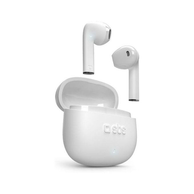Auricolari wireless TWS One Color, White, SBS