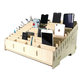 Supporto organizer universale in legno per telefoni con 48 scomparti
