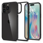 Custodia Ultra Hybrid per iPhone 15 Pro, Matte Black, Spigen