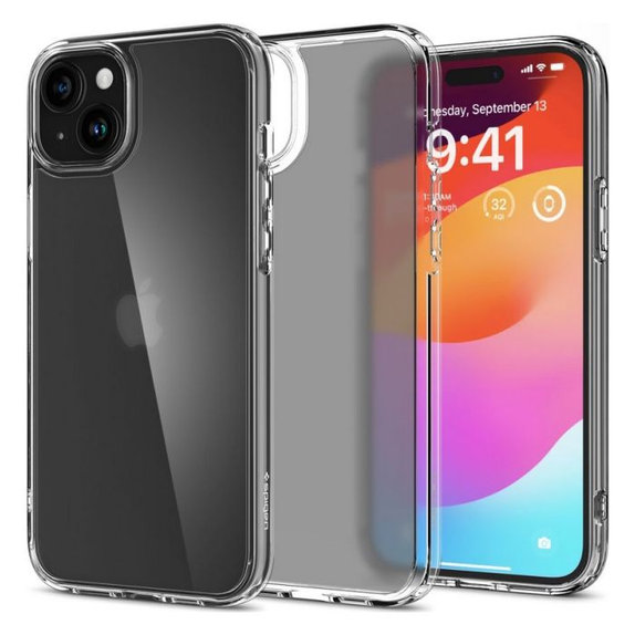 Custodia Ultra Hybrid per iPhone 15, Frost Clear, Spigen