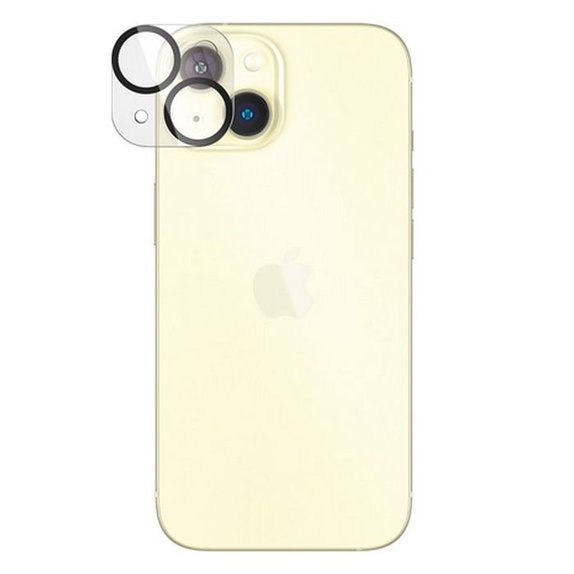 Protezione obiettivo fotocamera posteriore PicturePerfect per iPhone 15, 15 Plus, Transparent, PanzerGlass