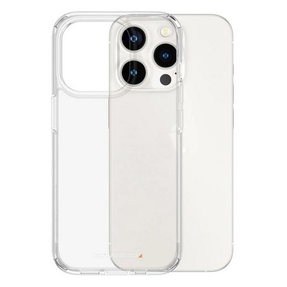Custodia HardCase D3O per iPhone 15 Pro, Transparent, PanzerGlass