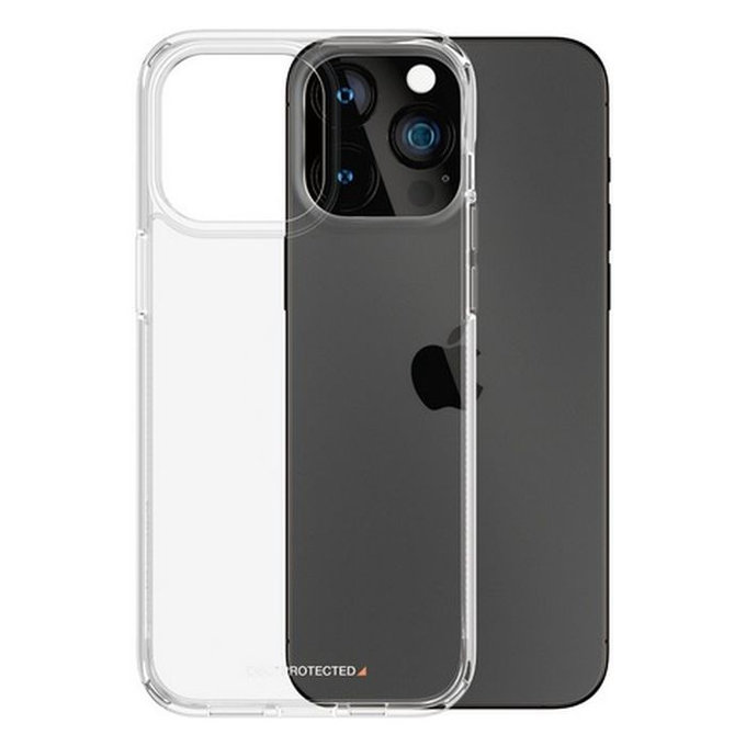 Custodia HardCase D3O per iPhone 15 Pro Max, Transparent, PanzerGlass