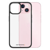 Custodia ClearCase D3O per iPhone 15, Transparent, PanzerGlass