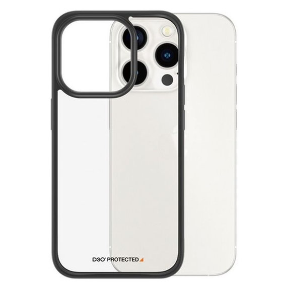 Custodia ClearCase D3O per iPhone 15 Pro, Transparent, PanzerGlass
