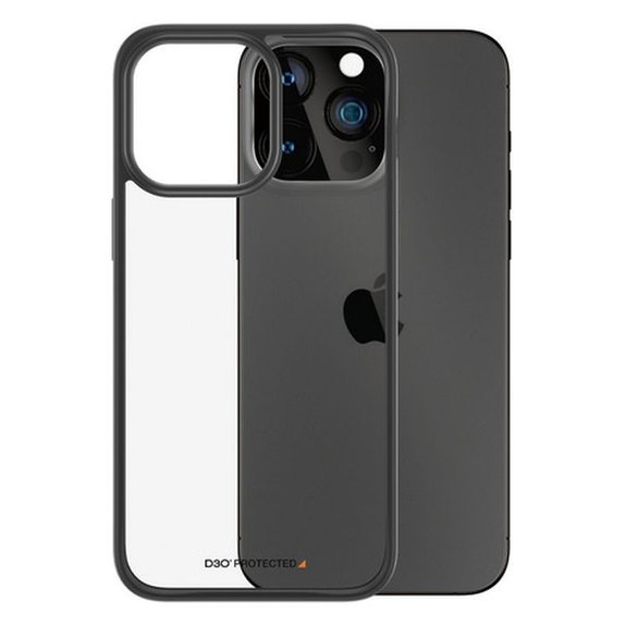 Custodia ClearCase D3O per iPhone 15 Pro Max, Transparent, PanzerGlass