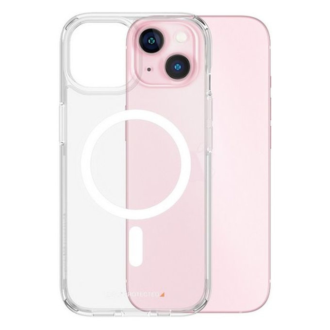 Custodia HardCase D3O con MagSafe per iPhone 15, Transparent, PanzerGlass