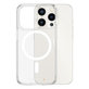 Custodia HardCase D3O con MagSafe per iPhone 15 Pro, Transparent, PanzerGlass