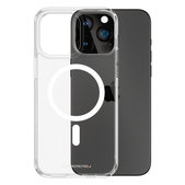 Custodia HardCase D3O con MagSafe per iPhone 15 Pro Max, Transparent, PanzerGlass