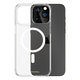 Custodia HardCase D3O con MagSafe per iPhone 15 Pro Max, Transparent, PanzerGlass