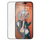 Vetro temperato UWF con aplicator per iPhone 15 Plus, Black, PanzerGlass