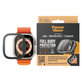 Vetro temperato Full Body D3O per Apple Watch Ultra/Ultra 2, Trasparente, PanzerGlass