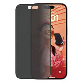 Vetro temperato UWF Privacy con aplicator per iPhone 15, Black, PanzerGlass
