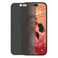Vetro temperato UWF Privacy con aplicator per iPhone 15, Black, PanzerGlass