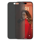 Vetro temperato UWF Privacy con aplicator per iPhone 15 Pro, Black, PanzerGlass