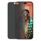 Vetro temperato UWF Privacy con aplicator per iPhone 15 Pro Max, Black, PanzerGlass