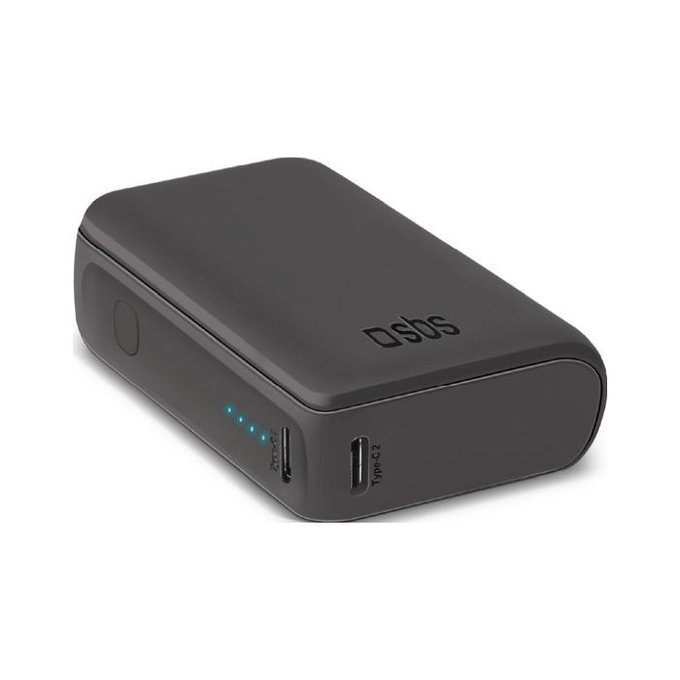 PowerBank NanoTube 10 000mAh, Black, SBS