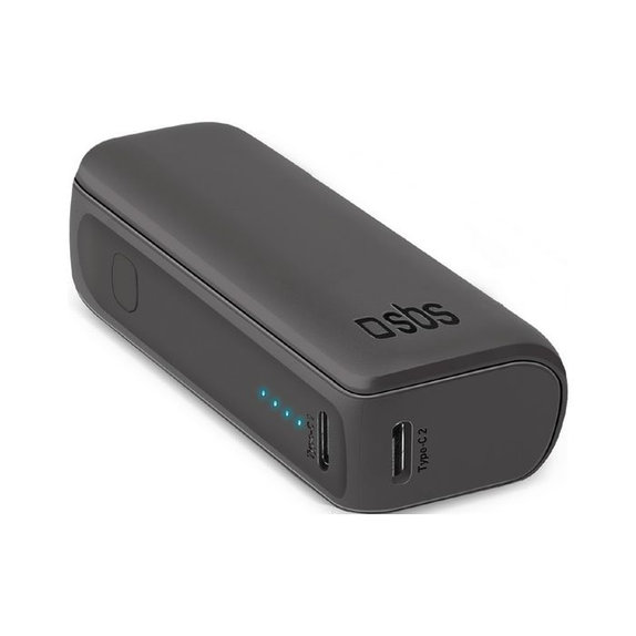 PowerBank NanoTube 5000mAh, Black, SBS