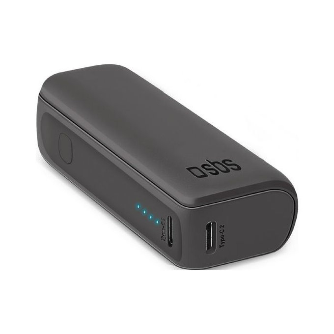 PowerBank NanoTube 5000mAh, Black, SBS