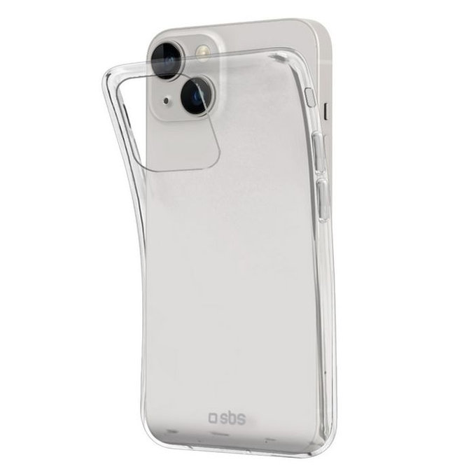 Custodia Skinny per iPhone 15, Transparent, SBS