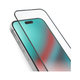 Vetro temperato Full Cover per iPhone 15 Pro, Black, SBS