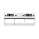 Cover spazzola principale per Ecovacs Deebot serie N, serie T, serie X1, serie Ozmo, White