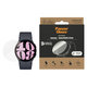 Vetro temperato Flat Glass AB per Samsung Galaxy Watch6 40 mm, Trasparente, PanzerGlass