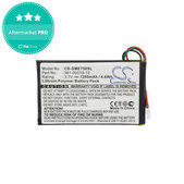 Batteria per Garmin Edge 605, 705, 361-00019-12, 1250mAh, HQ