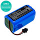 Batteria per Ecovacs Deebot N79, N79S, Eufy RoboVac-seriess, Proscenic 850-seriess, BFG-WSQ, ICR18650-26J-4S1P, UR18650ZY-4S1P-AAM, Li-Ion, 2600mAh, 14.4V, HQ